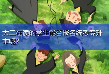 大二在讀的學(xué)生能否報名統(tǒng)考專升本呢？
