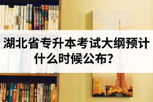湖北省專升本考試大綱預(yù)計(jì)什么時(shí)候公布？現(xiàn)階段怎么備考比較好？