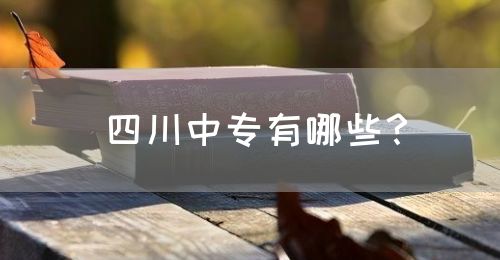 四川中專有哪些？(圖1)