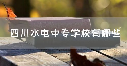 四川水電中專學校有哪些？(圖1)