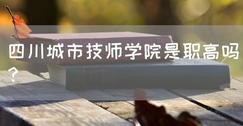 四川城市技師學(xué)院是職高嗎？(圖1)