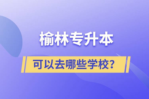 榆林專升本可以去哪些學(xué)校？