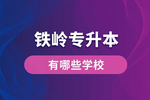鐵嶺專升本有哪些學校？