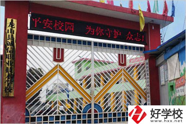 龍山縣誠(chéng)信職業(yè)技術(shù)學(xué)校校門(mén)