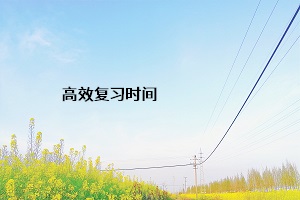 高效復(fù)習(xí)時間