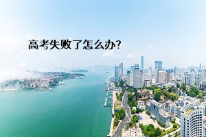 高考失敗了怎么辦？