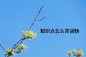 知識(shí)點(diǎn)怎么背誦快